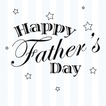 Happy Father's Day Simple Greeting Card