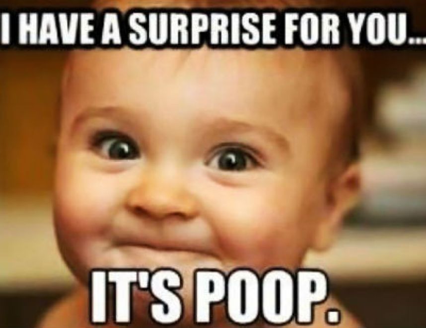 I Have A Surprise For You Funny Baby Meme Image