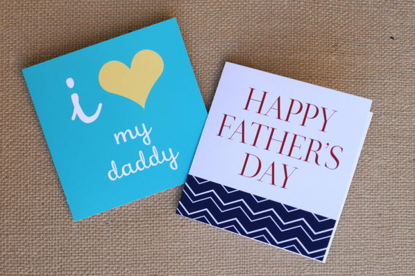 I Love My Daddy Happy Father's Day Greeting Card