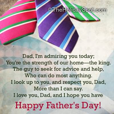I Love You Dad And I Hop You Have Happy Father's Day