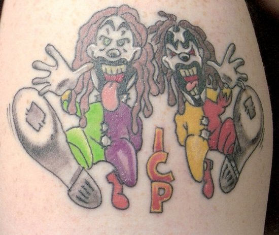 ICP - Colorful Two ICP Tattoo Design