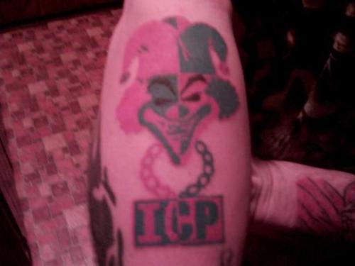 ICP Joker Face Tattoo Design