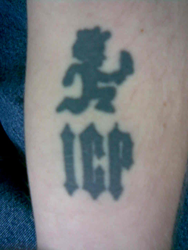 ICP - Silhouette ICP Logo Tattoo Design