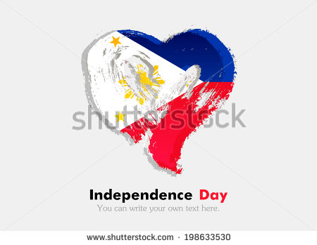 Independence Day Philippines Flag Heart Picture