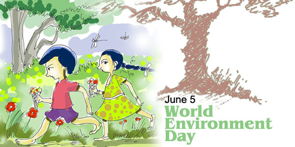 June 5 World Environment Day Cartoon