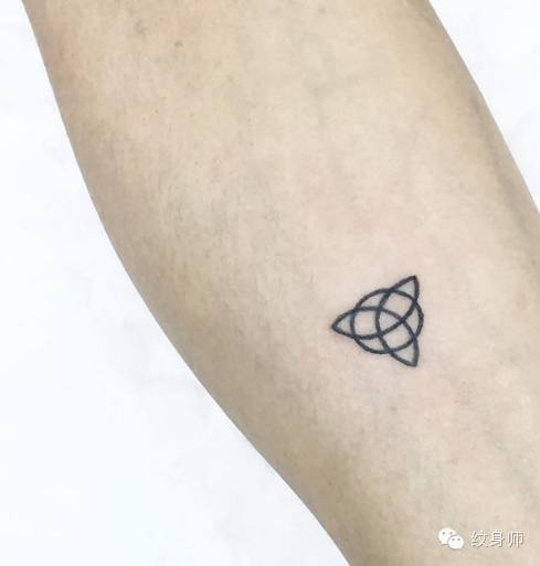 Little Celtic Knot Tattoo Design For Forearm