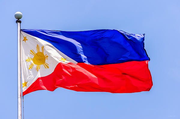 Philippines Waving Flag Happy Independence Day