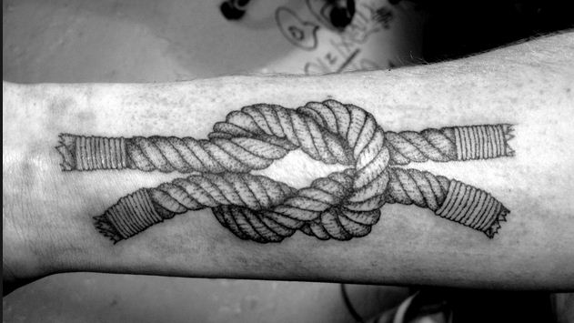 Sailor Knot Tattoo Design For Forearm