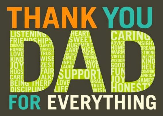 Thank You Dad For Everything Happy Father's Day