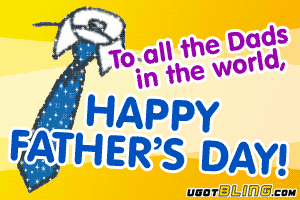To All The Dads In The World Happy Father's Day Animated Ecard