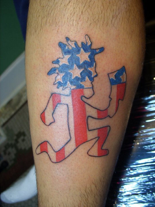 USA Flag ICP Tattoo Design