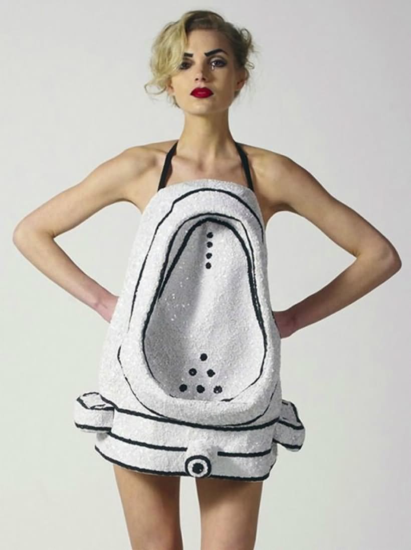 Urinal Funny Weird Dress Image