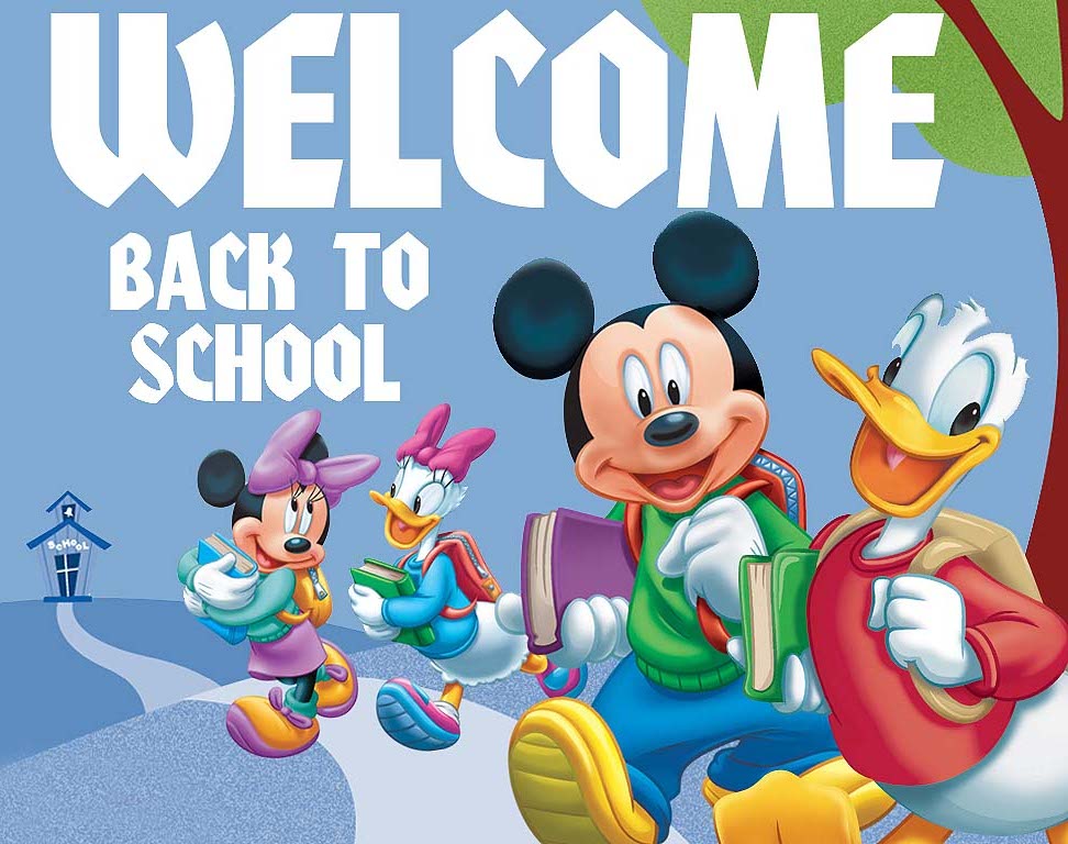 Welcome Back To School Mickey Mouse And Friends Picture