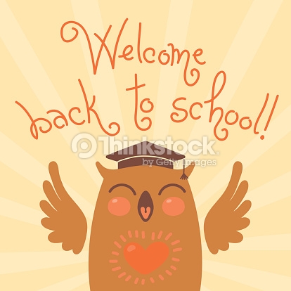 Welcome Back To School Owl Image