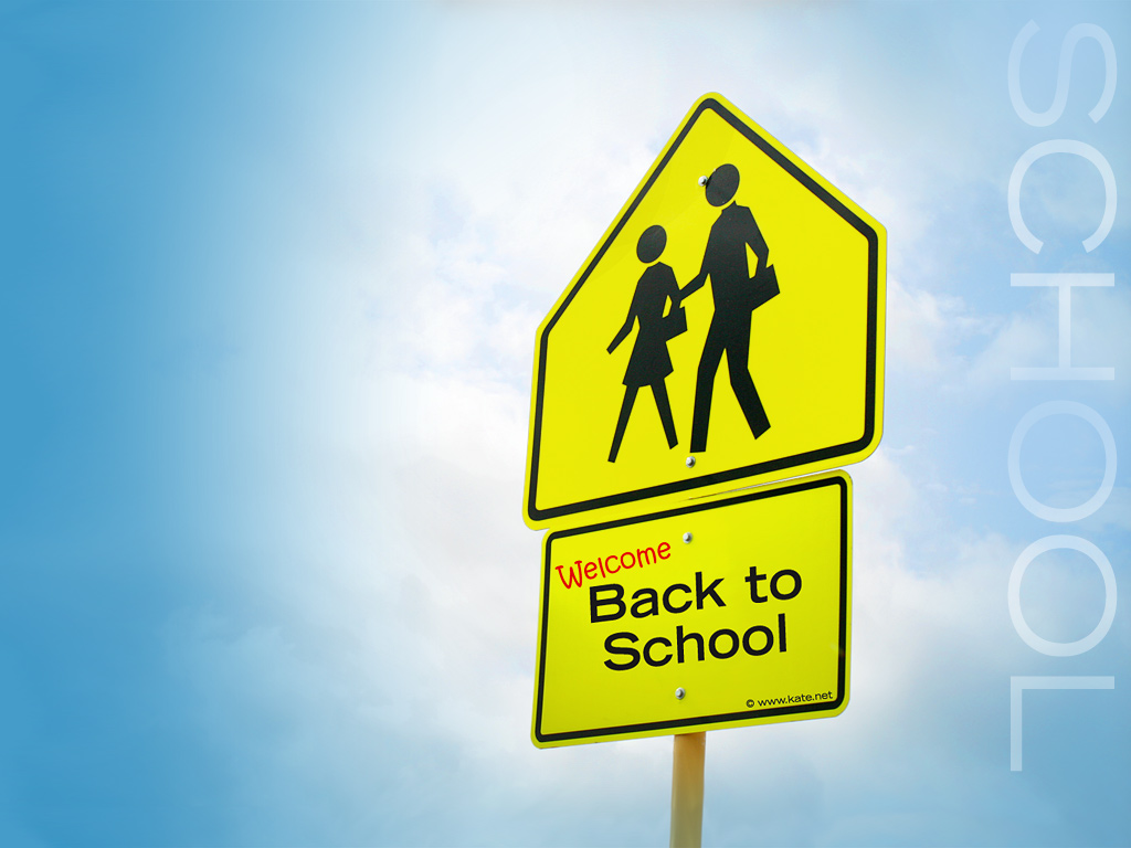 Welcome Back To School Signboard