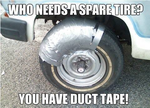Who Needs A Spare Tire Funny Car Meme Picture For Facebook