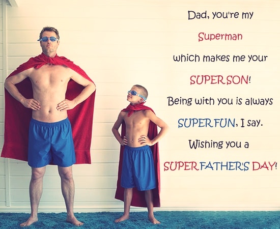 Wishing You A Super Father's Day