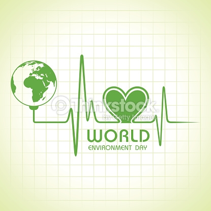 World Environment Day Heart Beat Picture