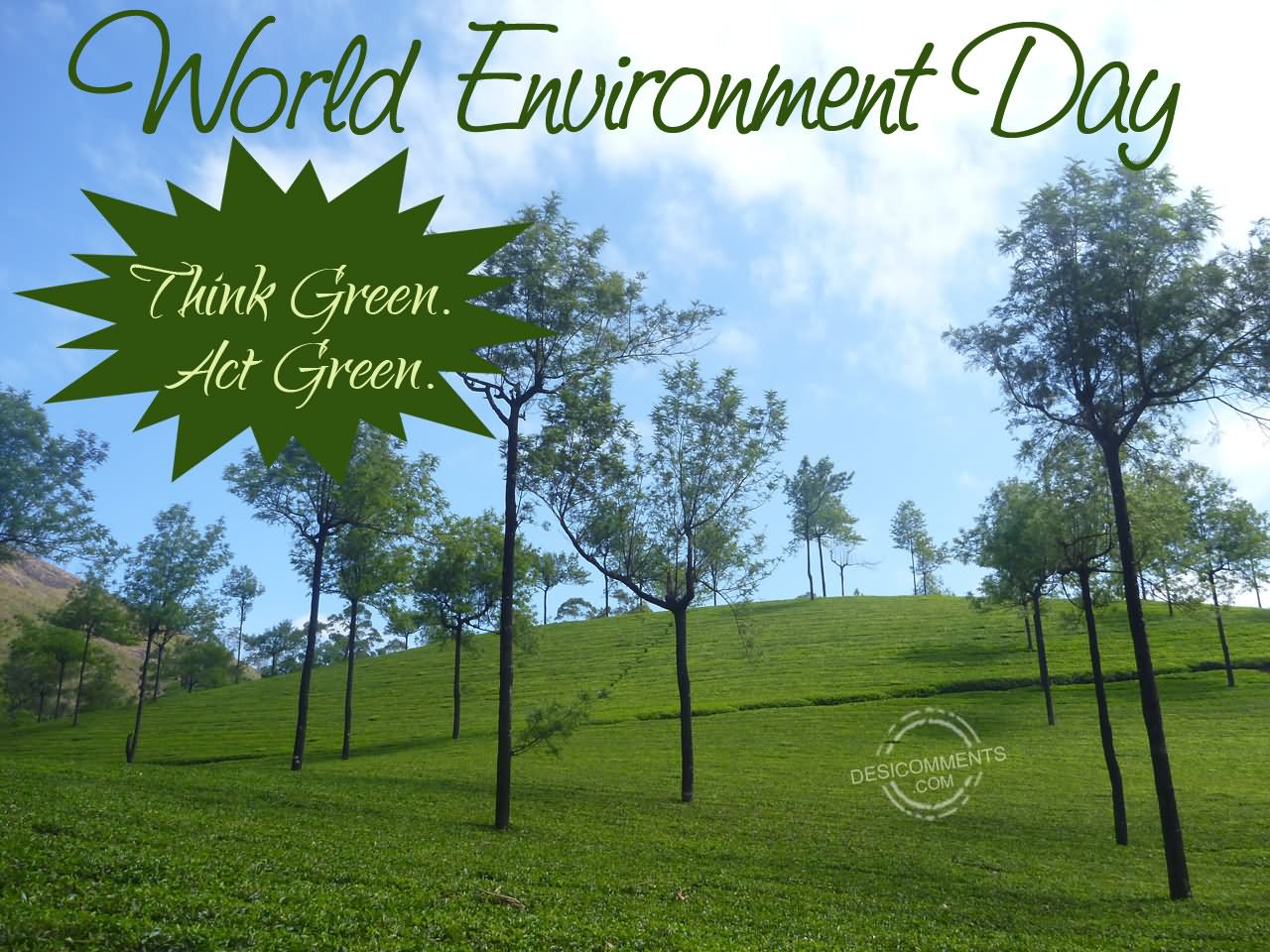 World Environment Day Think Green Act Green