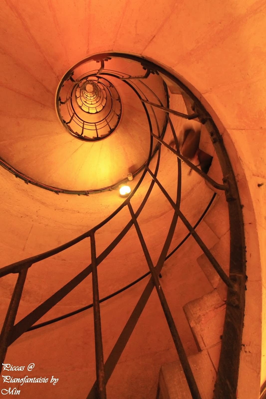 294 Steps Spiral Staircase Inside Arc de Triomphe