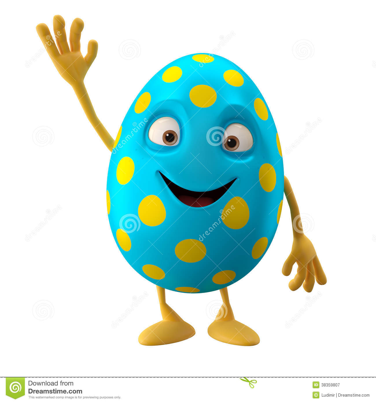 3d Smiling Egg Cartoon Say Bye Funny Picture For Facebook