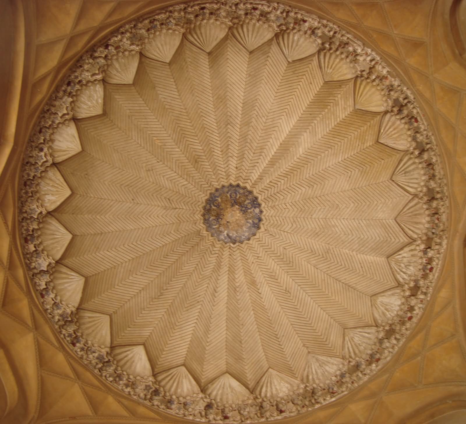 A Beautiful Dome Inside Humayun's Tomb