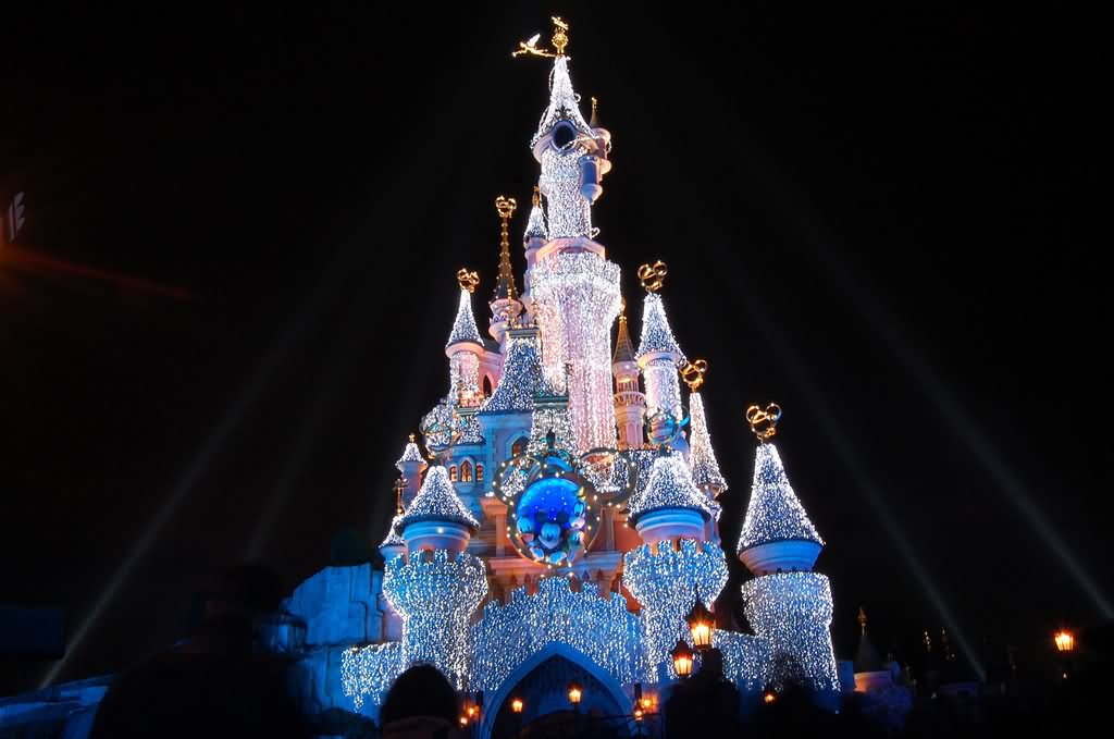 Adorable Lighting Decoration At Disneyland Paris