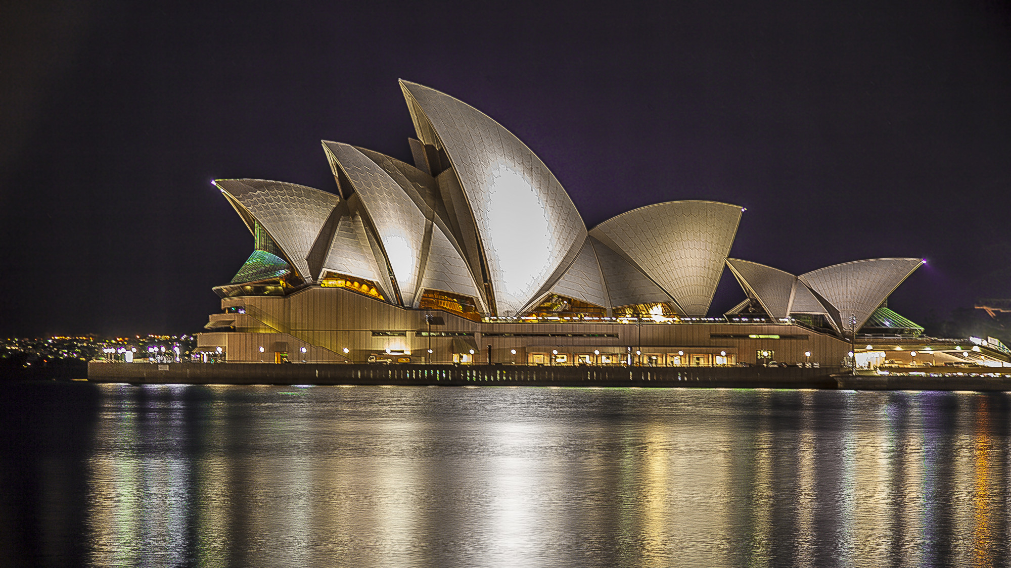 Adorable Night View Of Sydney Opera House