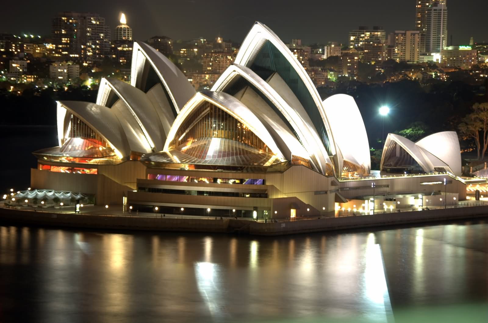Adorable Night View Of Sydney Opera House