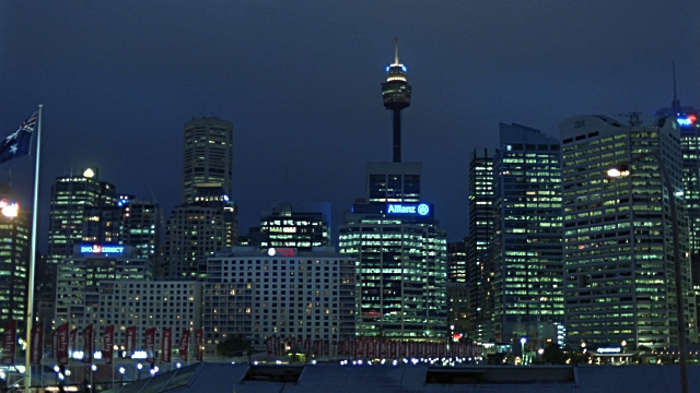 Adorable Night View Of Sydney Tower