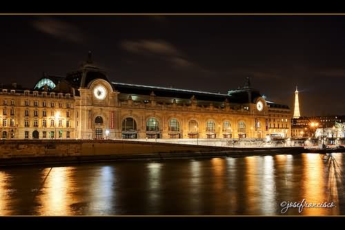Adorable Picture Of Musée d'Orsay At Night