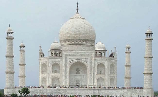 Adorable View Of Taj Mahal