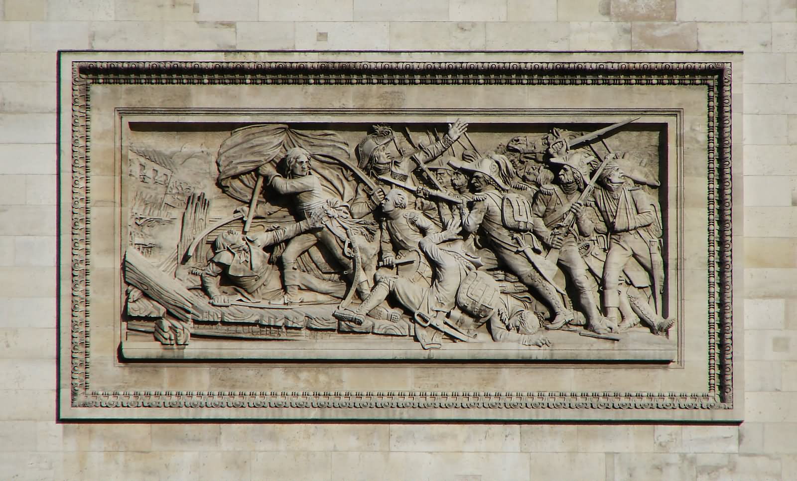 Arc de Triomphe Closeup Image