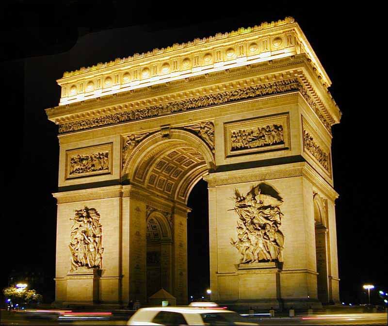 Arc de Triomphe Night Image