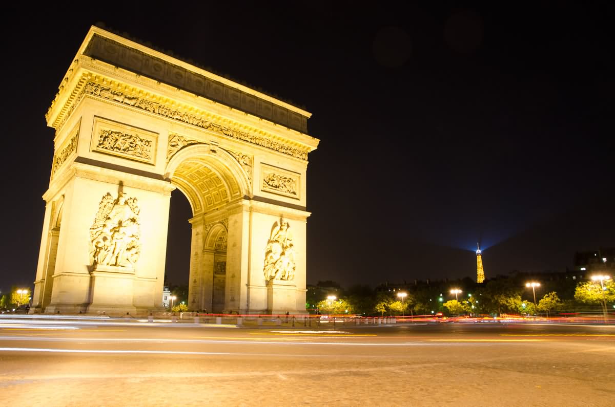 Arc de Triomphe Night Picture