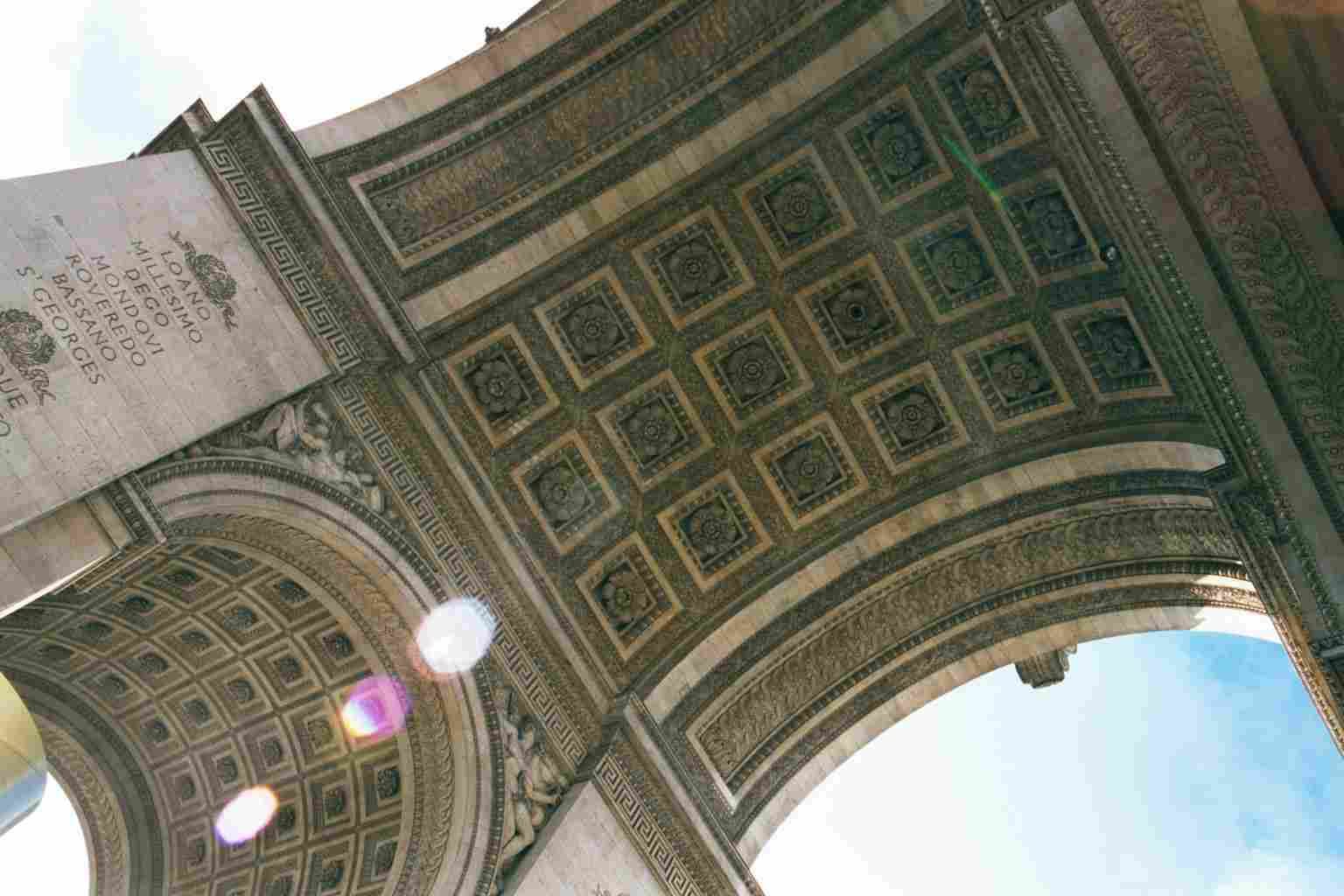 Arc de Triomphe Roof Inside Picture