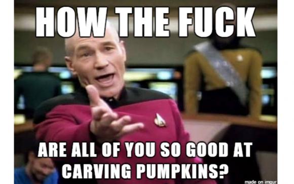 Are All Of You so Good At Carving Pumpkins Funny Halloween Picture