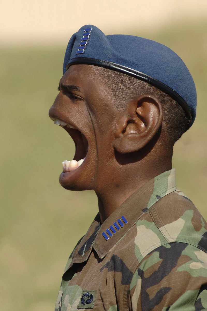 Army Man Funny Photoshopped Face Picture