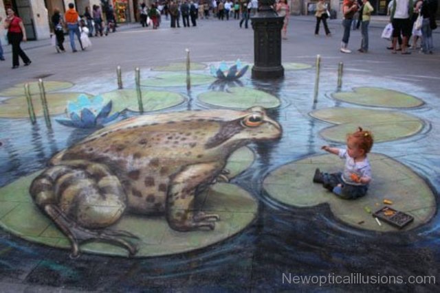 Awesome 3d Optical Illusion Painting