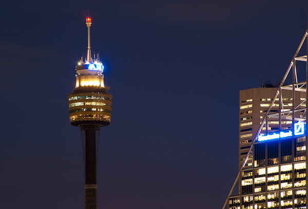 Awesome Night View Of Sydney Tower