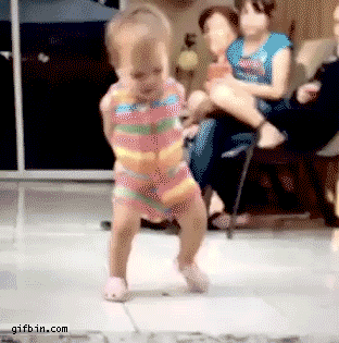 Baby Dancing Funny Gif Image