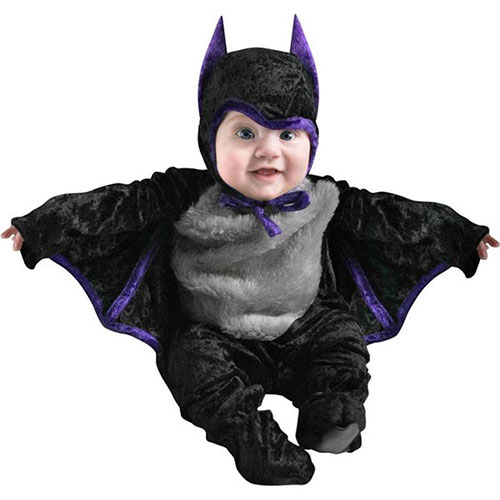Baby With Batman Halloween Costume Funny Image