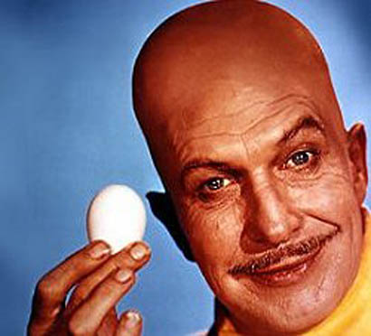Bald Egg Head Man Funny Image