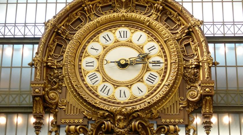 Beautiful Clock At Musée d’Orsay