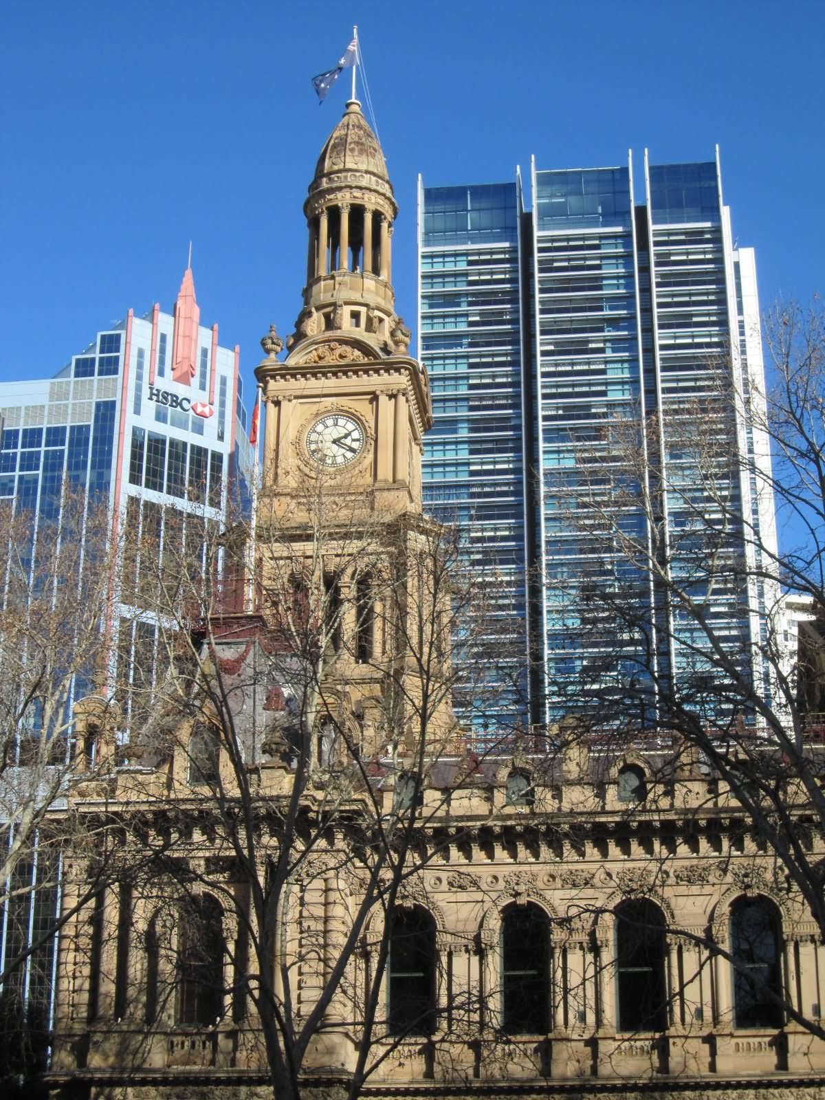 Beautiful Front View Of Sydney Town Hall