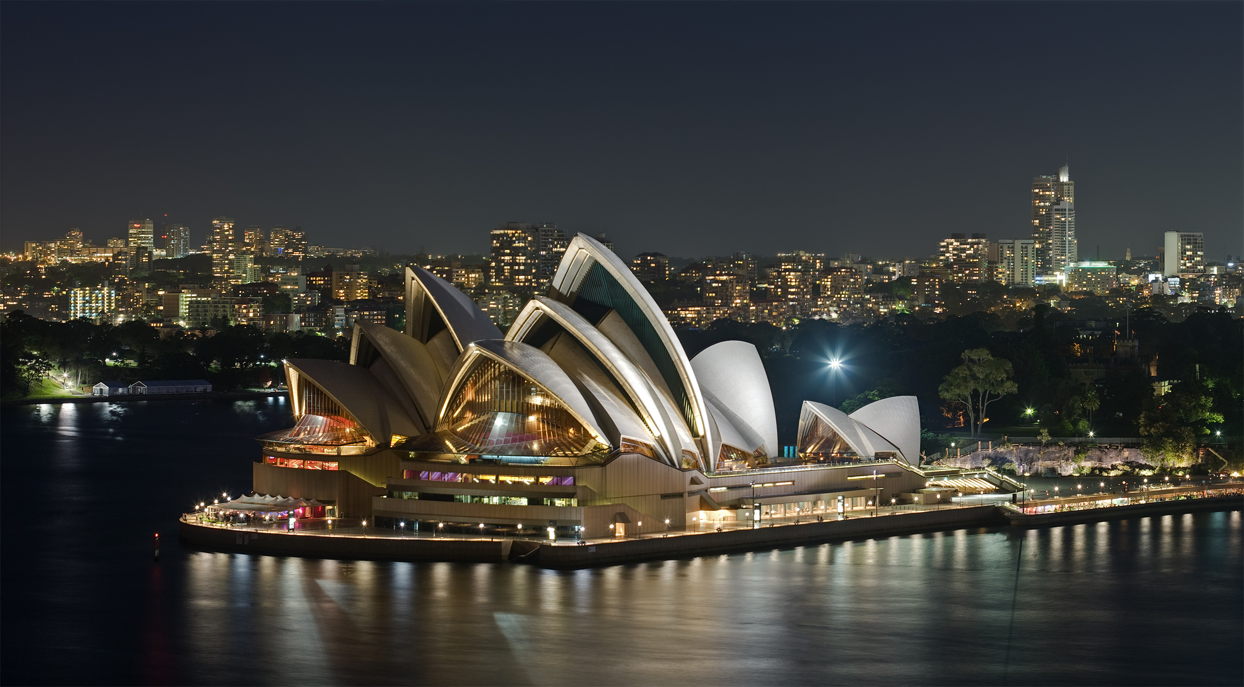 Beautiful Night View Of Sydney Opera House