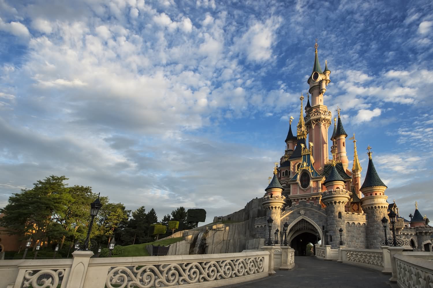 Beautiful View Of Disneyland Paris