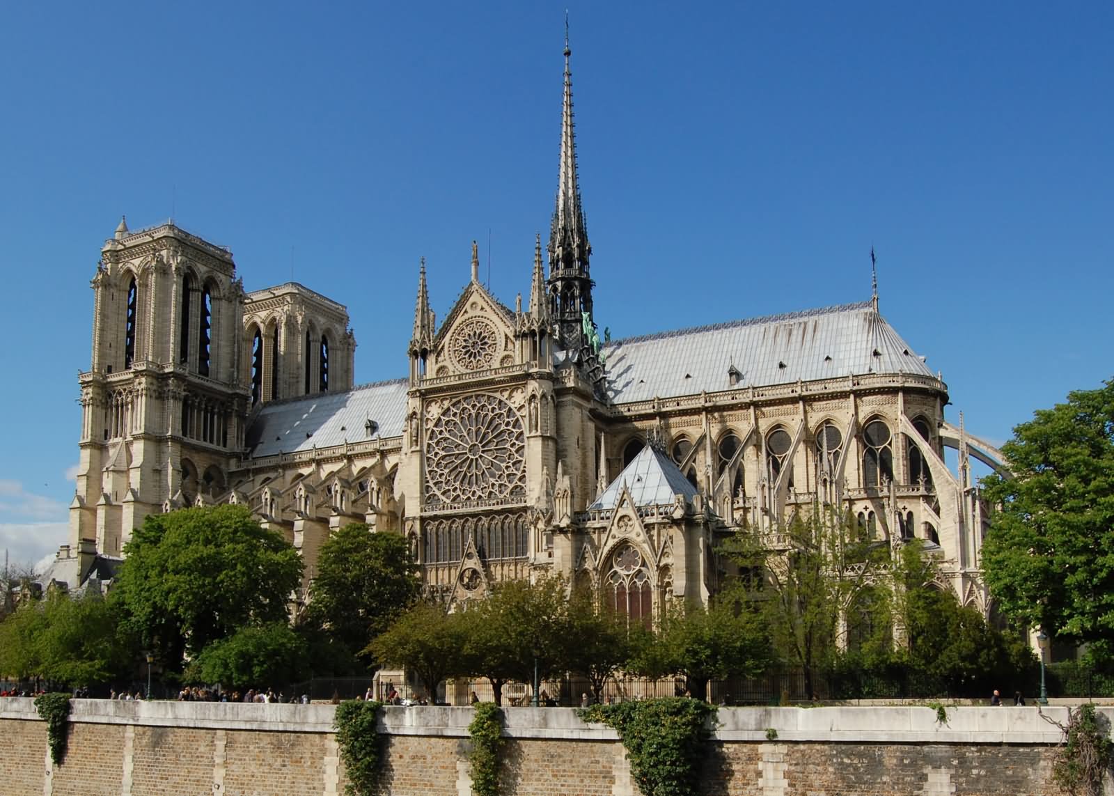 Beautiful View Of Notre Dame de Paris