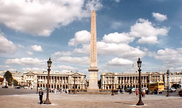 Beautiful View Of Obelisk Place de la Concorde