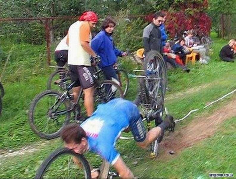 Bicycle Racer Funny Sports Fail Picture For Facebook